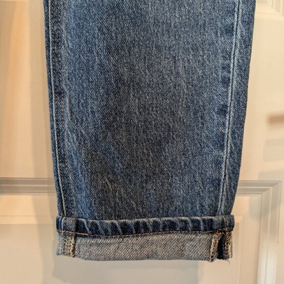 KanCan Jeans Size 28/28 High-Rise Paperbag Mom Ripped Distressed Cuffed Hem NWT - Picture 10 of 16